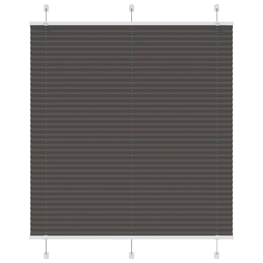 vidaXL Jaluzea plisată negru 115x100 cm Lățime țesătură 114,4 cm