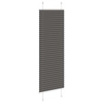 vidaXL Jaluzea plisată negru 45x150 cm Lățime țesătură 44,4cm poliester