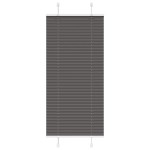 vidaXL Jaluzea plisată negru 55x150 cm Lățime țesătură 54,4cm poliester