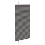 vidaXL Jaluzea plisată negru 60x150 cm Lățime țesătură 59,4cm poliester
