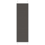 vidaXL Jaluză plisată negru 55x200 cm Lățime țesătură 54,4cm poliester vidaXL Jaluză plisată negru 55x200 cm Lățime țesătură 54,4cm poliester