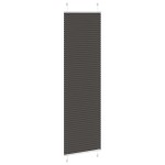 vidaXL Jaluză plisată negru 55x200 cm Lățime țesătură 54,4cm poliester vidaXL Jaluză plisată negru 55x200 cm Lățime țesătură 54,4cm poliester