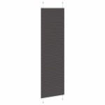 vidaXL Jaluză plisată negru 55x200 cm Lățime țesătură 54,4cm poliester vidaXL Jaluză plisată negru 55x200 cm Lățime țesătură 54,4cm poliester