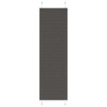 vidaXL Jaluzea plisată negru 65x200 cm Lățime țesătură 64,4cm poliester