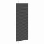vidaXL Jaluză plisată negru 70x200 cm Lățime țesătură 69,4cm poliester vidaXL Jaluză plisată negru 70x200 cm Lățime țesătură 69,4cm poliester