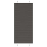 vidaXL Jaluzea plisată negru 85x200 cm Lățime țesătură 84,4cm poliester