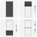 vidaXL Jaluzea plisată negru 90x200 cm Lățime țesătură 89,4cm poliester