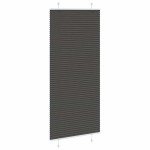 vidaXL Jaluzea plisată negru 100x200cm Lățime țesătură 99,4cm poliester