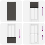 vidaXL Jaluzea plisată negru 100x200cm Lățime țesătură 99,4cm poliester