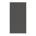 vidaXL Jaluzea plisată negru 110x200 cm Lățime țesătură 109,4 cm