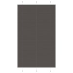 vidaXL Jaluzea plisată negru 115x200 cm Lățime țesătură 114,4 cm