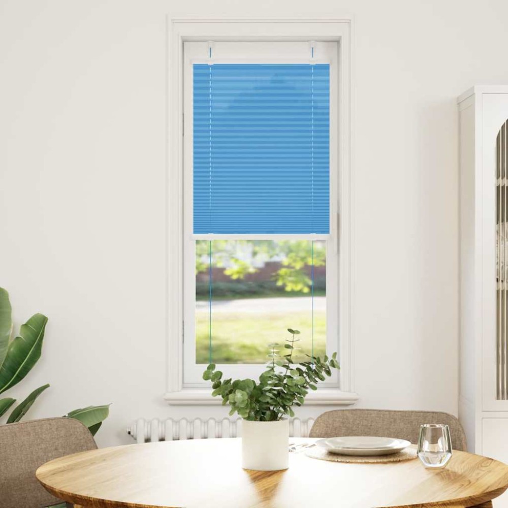vidaXL Jaluzea plisată albastru 50x100 cm Lățime țesătură 49,4 cm