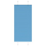 vidaXL Jaluzea plisată albastru 60x100 cm Lățime țesătură 59,4 cm
