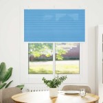 vidaXL Jaluzea plisată albastru 105x100 cm Lățime țesătură 104,4 cm vidaXL Jaluzea plisată albastru 105x100 cm Lățime țesătură 104,4 cm