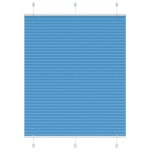 vidaXL Jaluzea plisată albastru 105x100 cm Lățime țesătură 104,4 cm vidaXL Jaluzea plisată albastru 105x100 cm Lățime țesătură 104,4 cm