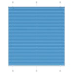 vidaXL Jaluzea plisată Albastru 120x100 cm Lățime țesătură 119,4 cm vidaXL Jaluzea plisată Albastru 120x100 cm Lățime țesătură 119,4 cm