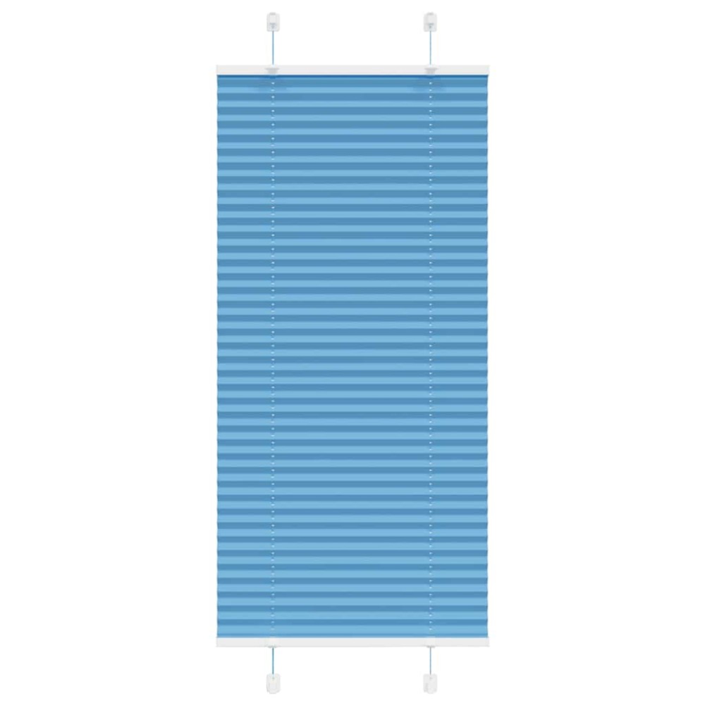vidaXL Jaluzea plisată Albastru 60x150 cm Lățime țesătură 59,4 cm