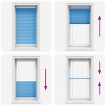 vidaXL Jaluzea plisată Albastru 70x150 cm Lățime țesătură 69,4 cm vidaXL Jaluzea plisată Albastru 70x150 cm Lățime țesătură 69,4 cm