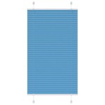vidaXL Jaluzea plisată Albastru 80x150 cm Lățime țesătură 79,4 cm