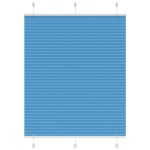 vidaXL Jaluzea plisată Albastru 105x150 cm Lățime țesătură 104,4 cm vidaXL Jaluzea plisată Albastru 105x150 cm Lățime țesătură 104,4 cm