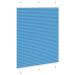 vidaXL Jaluzea plisată Albastru 110x150 cm Lățime țesătură 109,4 cm