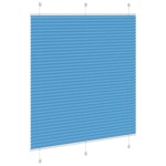 vidaXL Jaluzea plisată Albastru 115x150 cm Lățime țesătură 114,4 cm vidaXL Jaluzea plisată Albastru 115x150 cm Lățime țesătură 114,4 cm