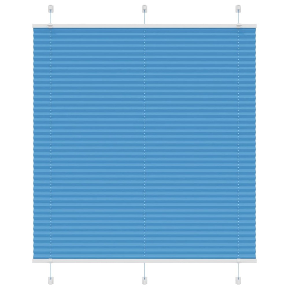 vidaXL Jaluzea plisată Albastru 120x150 cm Lățime țesătură 119,4 cm