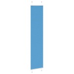 vidaXL Jaluzea plisată Albastru 40x200 cm Lățime țesătură 39,4 cm
