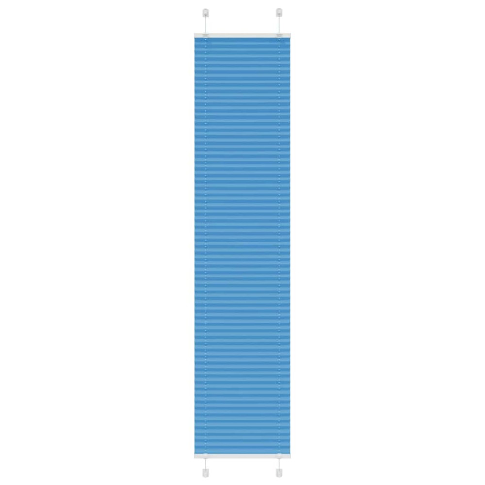 vidaXL Jaluzea plisată Albastru 45x200 cm Lățime țesătură 44,4 cm