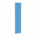 vidaXL Jaluzea plisată Albastru 45x200 cm Lățime țesătură 44,4 cm