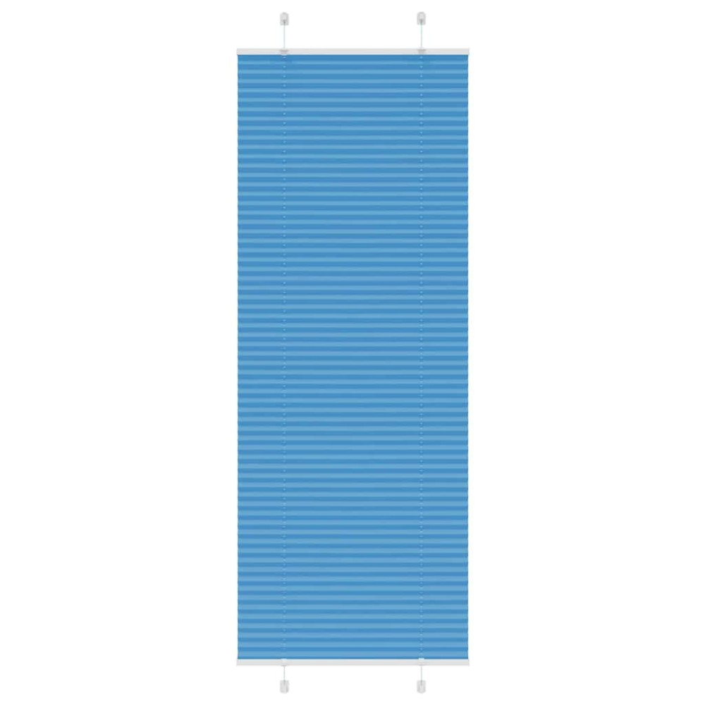 vidaXL Jaluzea plisată Albastru 70x200 cm Lățime țesătură 69,4 cm