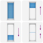 vidaXL Jaluzea plisată Albastru 70x200 cm Lățime țesătură 69,4 cm vidaXL Jaluzea plisată Albastru 70x200 cm Lățime țesătură 69,4 cm