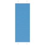 vidaXL Jaluzea plisată Albastru 75x200 cm Lățime țesătură 74,4 cm