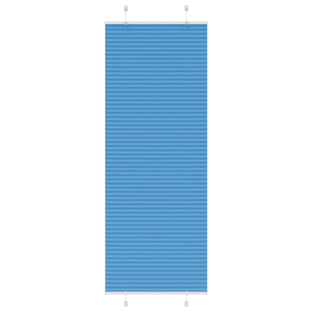 vidaXL Jaluzea plisată Albastru 80x200 cm Lățime țesătură 79,4 cm
