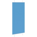 vidaXL Jaluzea plisată Albastru 90x200 cm Lățime țesătură 89,4 cm