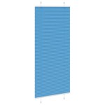 vidaXL Jaluzea plisată Albastru 95x200 cm Lățime țesătură 94,4 cm