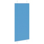 vidaXL Jaluzea plisată Albastru 95x200 cm Lățime țesătură 94,4 cm