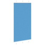 vidaXL Jaluzea plisată Albastru 105x200 cm Lățime țesătură 104,4 cm