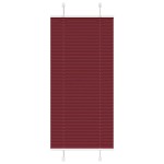 vidaXL Jaluzea plisată Bordeaux Roșu 55x100 cm Lățime țesătură 54,4 cm vidaXL Jaluzea plisată Bordeaux Roșu 55x100 cm Lățime țesătură 54,4 cm