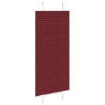 vidaXL Jaluzea plisată Bordeaux Roșu 55x100 cm Lățime țesătură 54,4 cm vidaXL Jaluzea plisată Bordeaux Roșu 55x100 cm Lățime țesătură 54,4 cm
