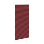 vidaXL Jaluzea plisată Bordeaux Roșu 60x100 cm Lățime țesătură 59,4 cm vidaXL Jaluzea plisată Bordeaux Roșu 60x100 cm Lățime țesătură 59,4 cm