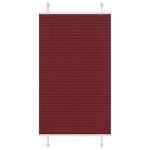 vidaXL Jaluzea plisată Bordeaux Roșu 75x100 cm Lățime țesătură 74,4 cm vidaXL Jaluzea plisată Bordeaux Roșu 75x100 cm Lățime țesătură 74,4 cm