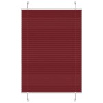 vidaXL Jaluzea plisată Bordeaux Roșu 85x100 cm Lățime țesătură 84,4 cm vidaXL Jaluzea plisată Bordeaux Roșu 85x100 cm Lățime țesătură 84,4 cm