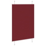 vidaXL Jaluzea plisată Bordeaux Roșu 85x100 cm Lățime țesătură 84,4 cm vidaXL Jaluzea plisată Bordeaux Roșu 85x100 cm Lățime țesătură 84,4 cm