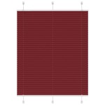 vidaXL Jaluzea plisată Bordeaux Roșu 105x100 cm Lățime țesătură 104,4cm