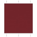 vidaXL Jaluzea plisată Bordeaux Roșu 115x100 cm Lățime țesătură