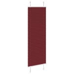 vidaXL Jaluzea plisată Bordeaux Roșu 40x150 cm Lățime țesătură