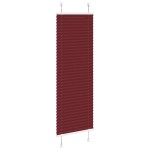 vidaXL Jaluză plisată Bordeaux Roșu 50x150 cm Lățime țesătură