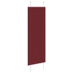 vidaXL Jaluză plisată Bordeaux Roșu 50x150 cm Lățime țesătură