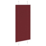 vidaXL Jaluzea plisată Bordeaux Roșu 65x150 cm Lățime material 64,4 cm vidaXL Jaluzea plisată Bordeaux Roșu 65x150 cm Lățime material 64,4 cm